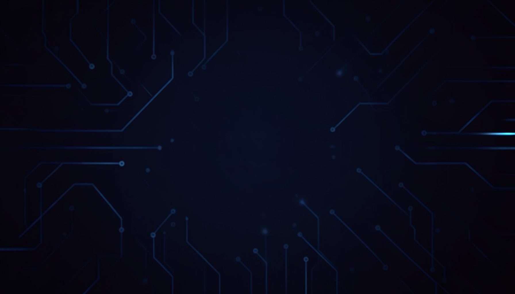 A dark navy abstract technology backdrop with subtle circuit-like patterns and soft blue highlights, creating a modern tech atmosphere.